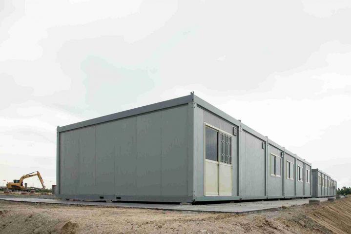 Pose de structures modulaires de chantier St-Nazaire-du-Lac-St-Jean
